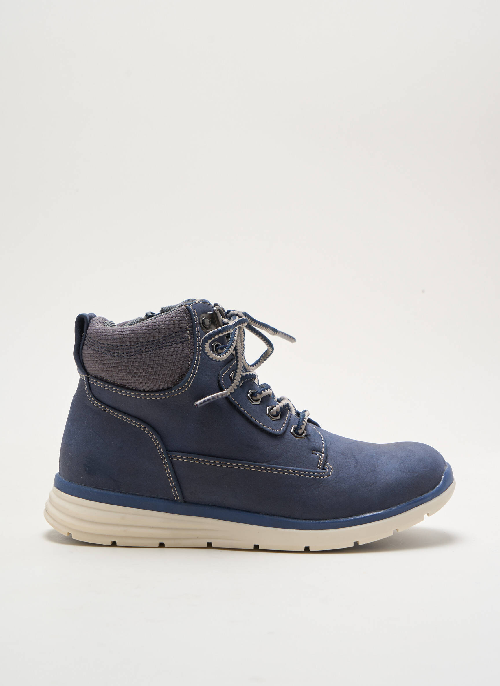 Batai/botai lygus medžiaga kompensuotas kulnas mėlyna I LOVE SHOES vaikas
