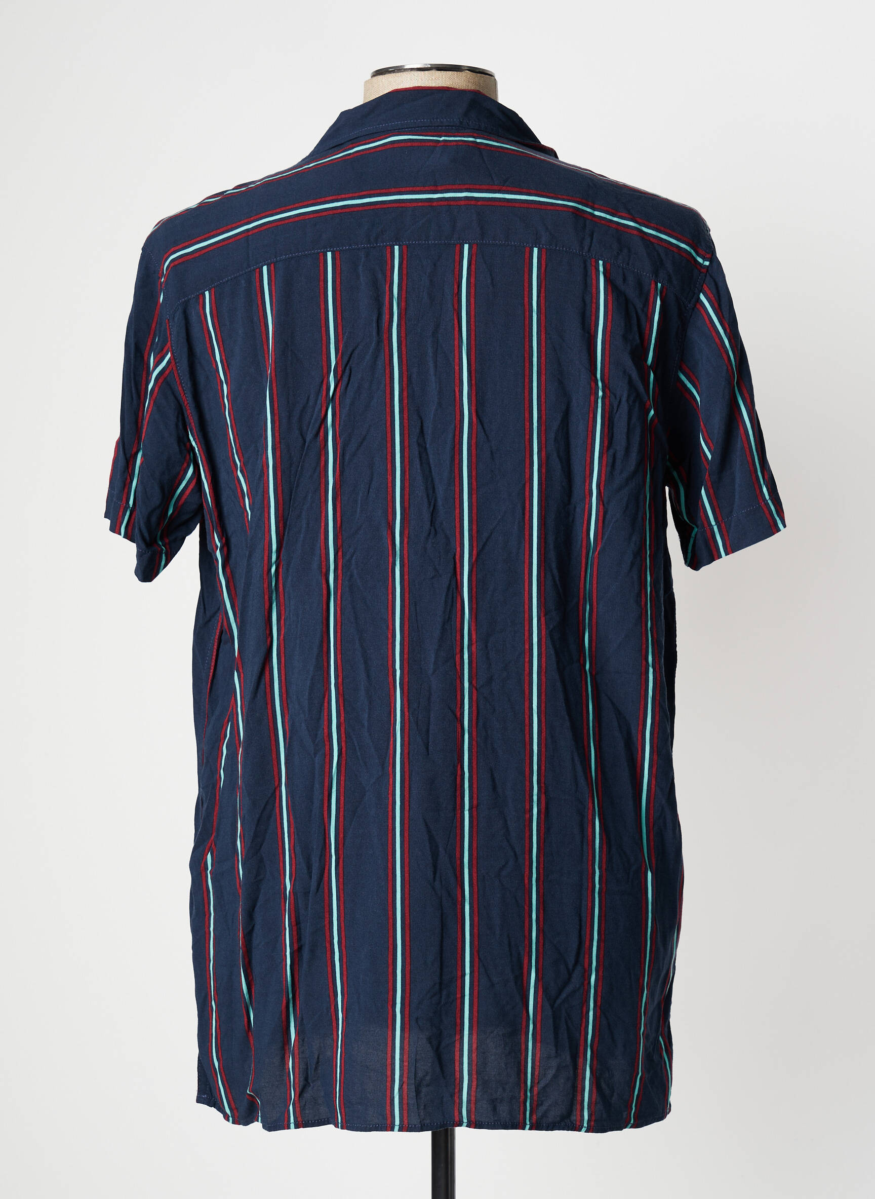 Trumpa rankovė marškiniai mėlyna JACK & JONES vyras