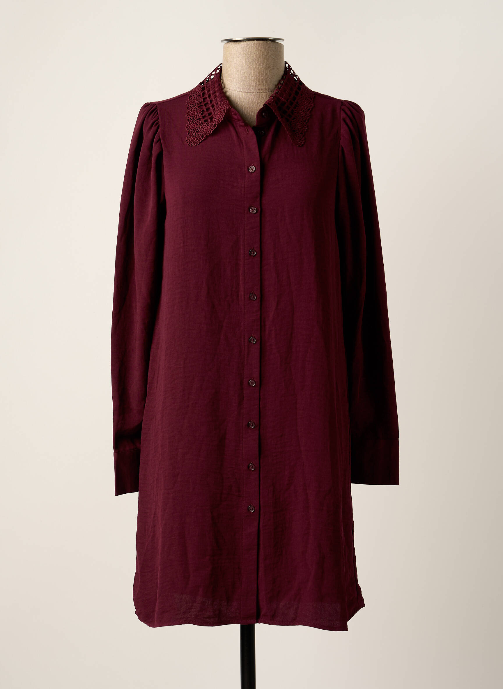Pusilgių suknelė violetinis VERO MODA moteris