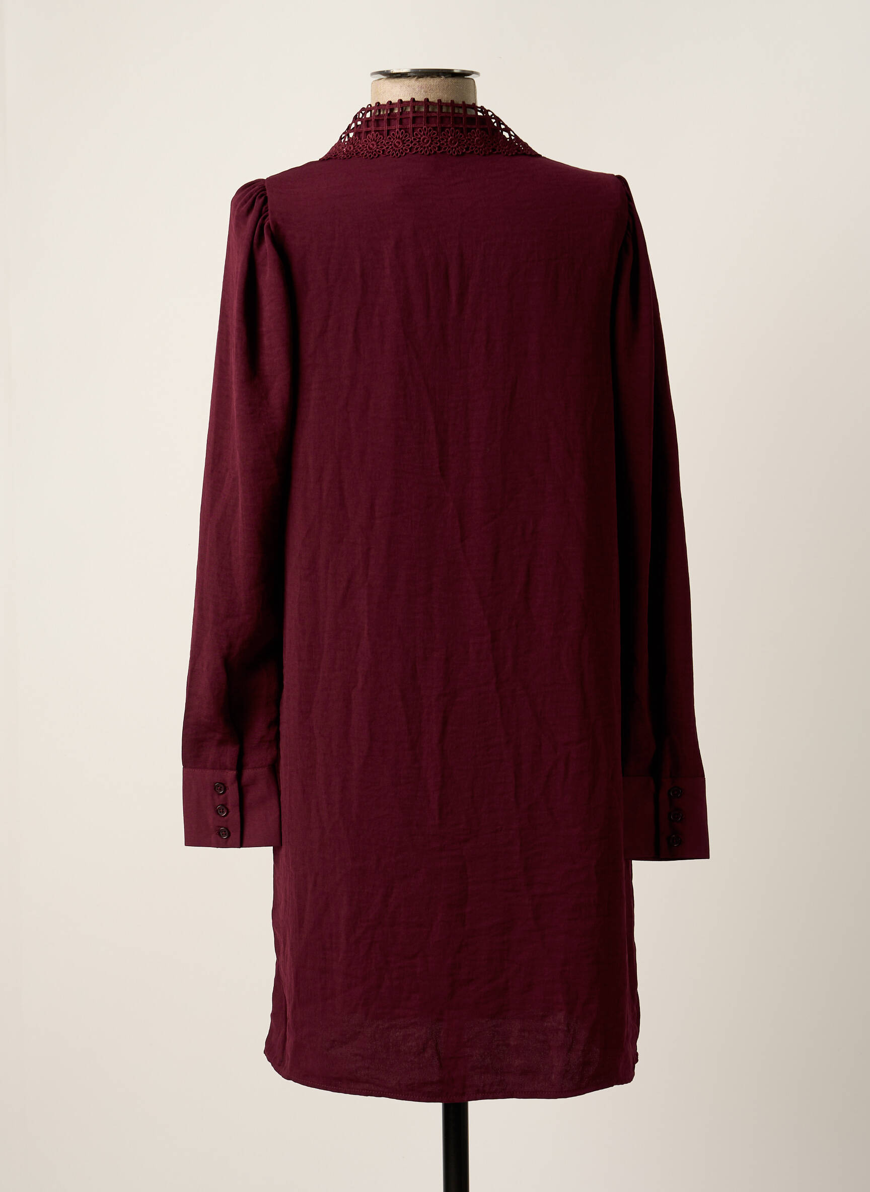 Pusilgių suknelė violetinis VERO MODA moteris
