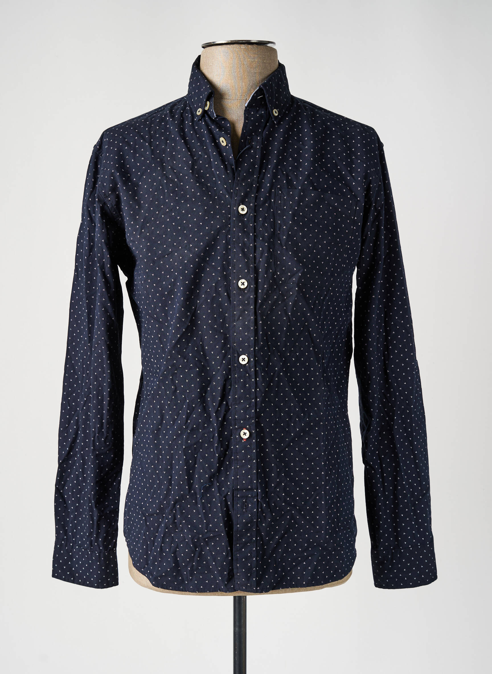 Ilgomis rankovėmis marškinys mėlyna JACK & JONES vyras