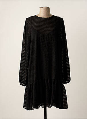 Pusilgių suknelė juodas ASTRID BLACK LABEL moteris