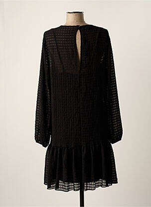 Pusilgių suknelė juodas ASTRID BLACK LABEL moteris