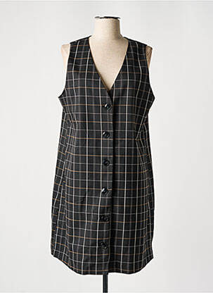 Pusilgių suknelė juodas VERO MODA moteris