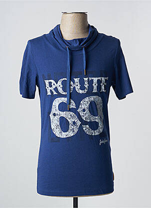 T-marškinys mėlyna JACK & JONES vyras