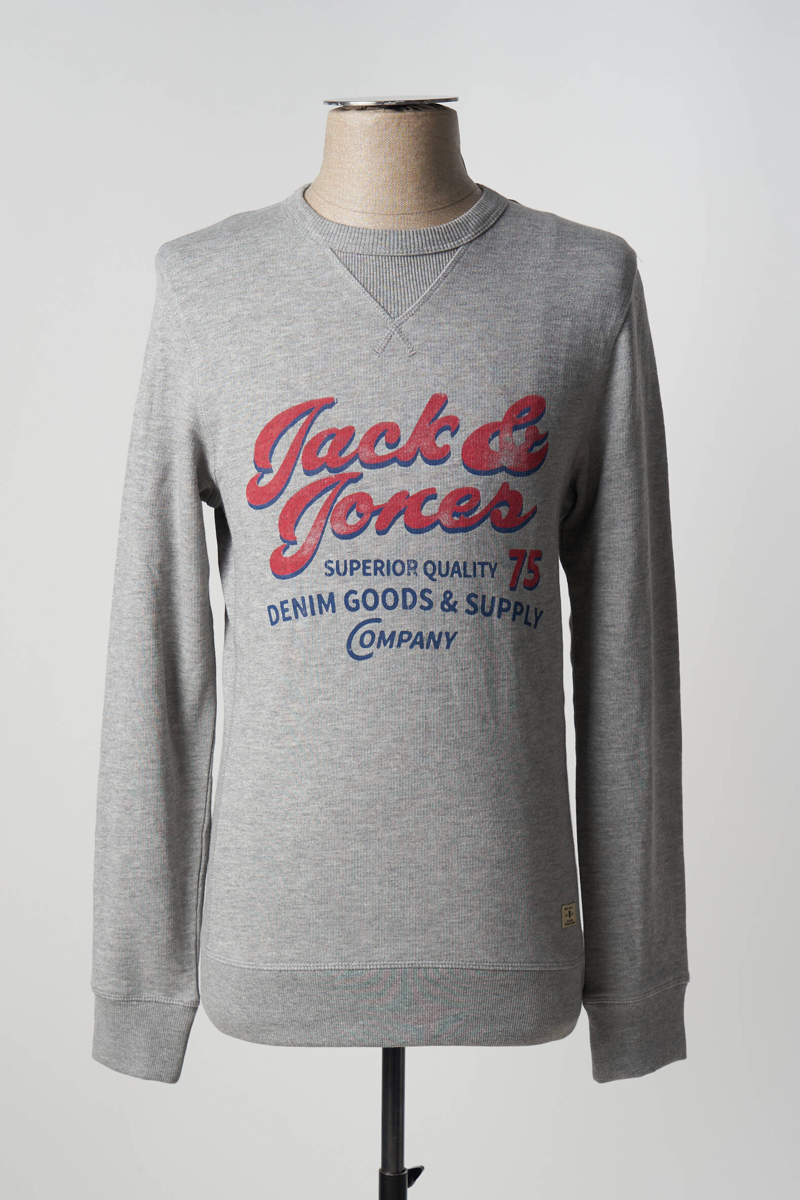 Mikroskopas pilka JACK & JONES vyras