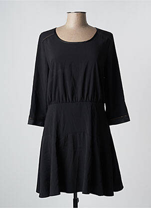 Pusilgių suknelė juodas ASTRID BLACK LABEL moteris