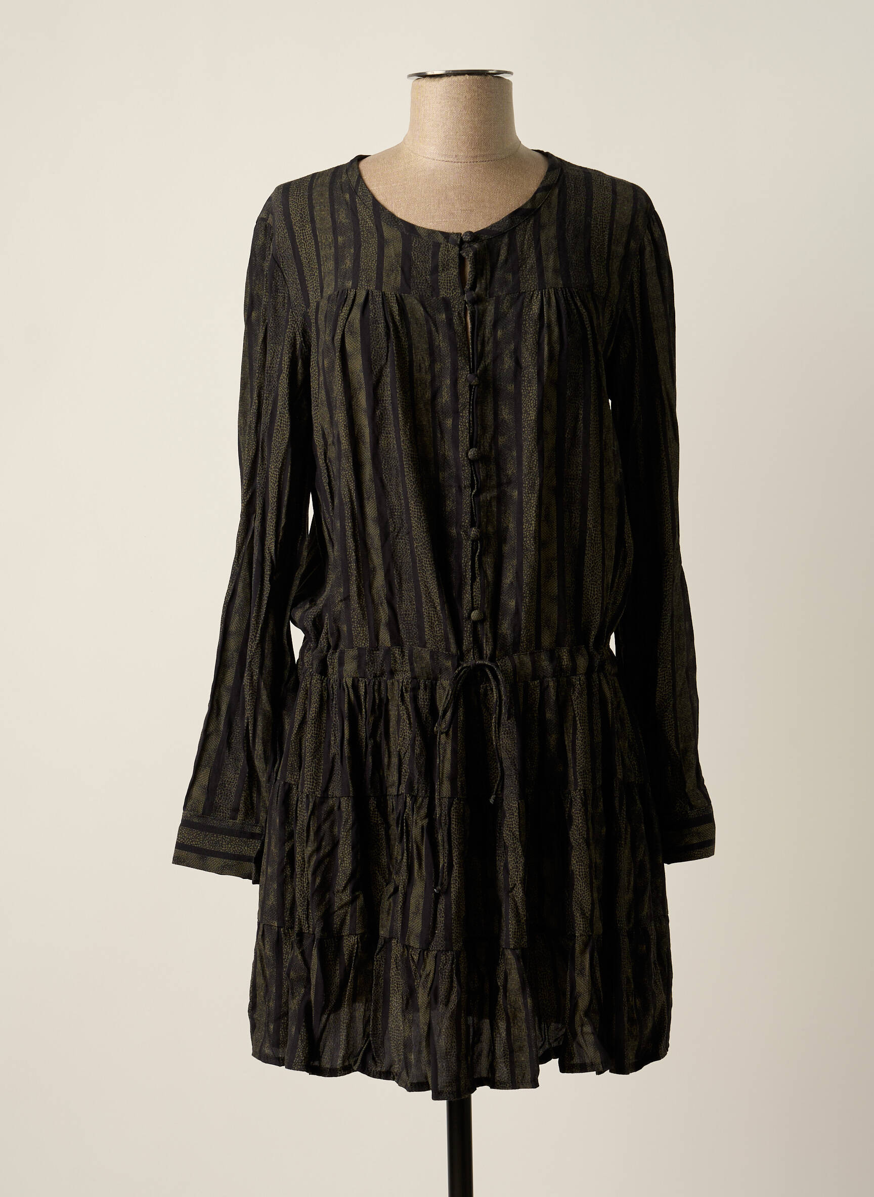 Pusilgių suknelė žalias ASTRID BLACK LABEL moteris
