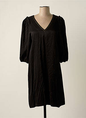 Pusilgių suknelė juodas ASTRID BLACK LABEL moteris