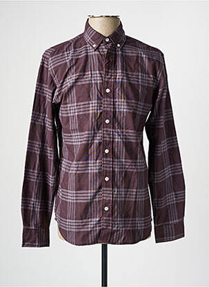 Ilgomis rankovėmis marškinys violetinis JACK & JONES vyras
