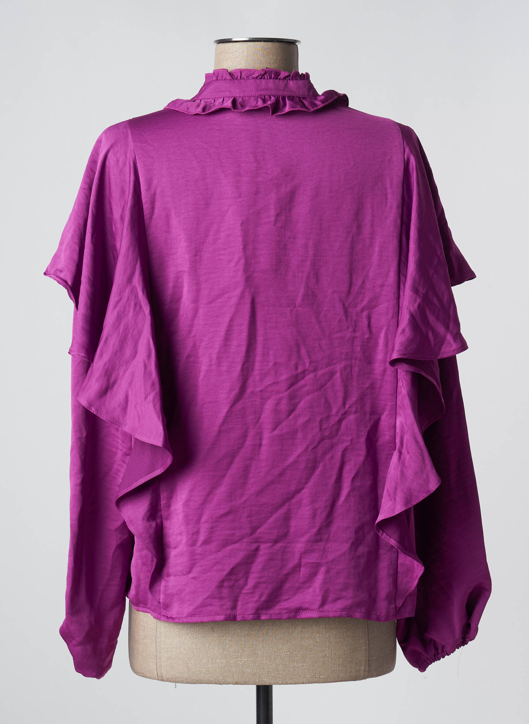 Moteriškas marškinys violetinis VERO MODA moteris