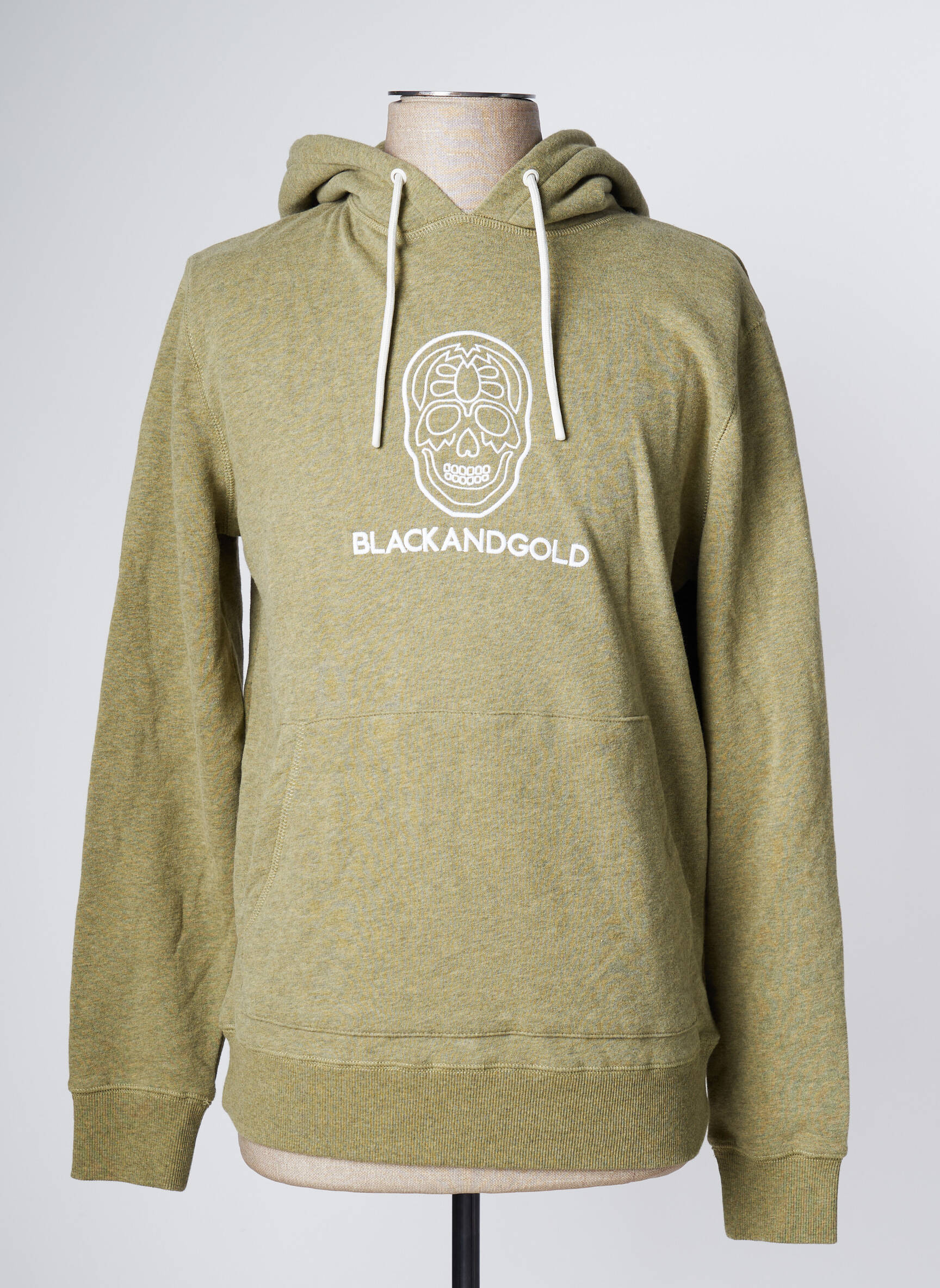 Kapišonas žalias BLACK AND GOLD vyras