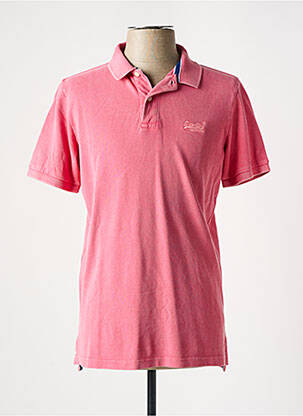 Polo raudona SUPERDRY vyras