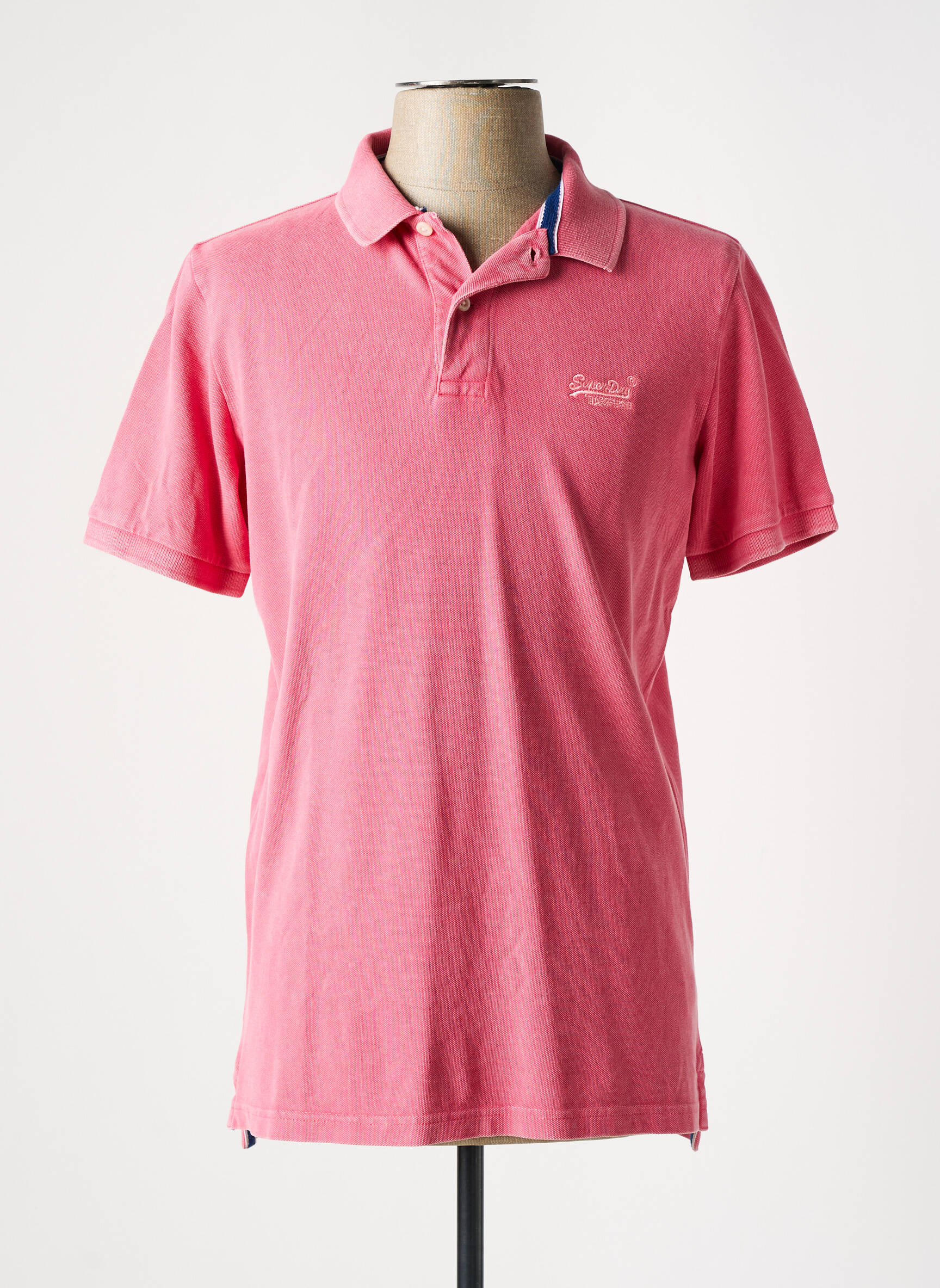 Polo raudona SUPERDRY vyras