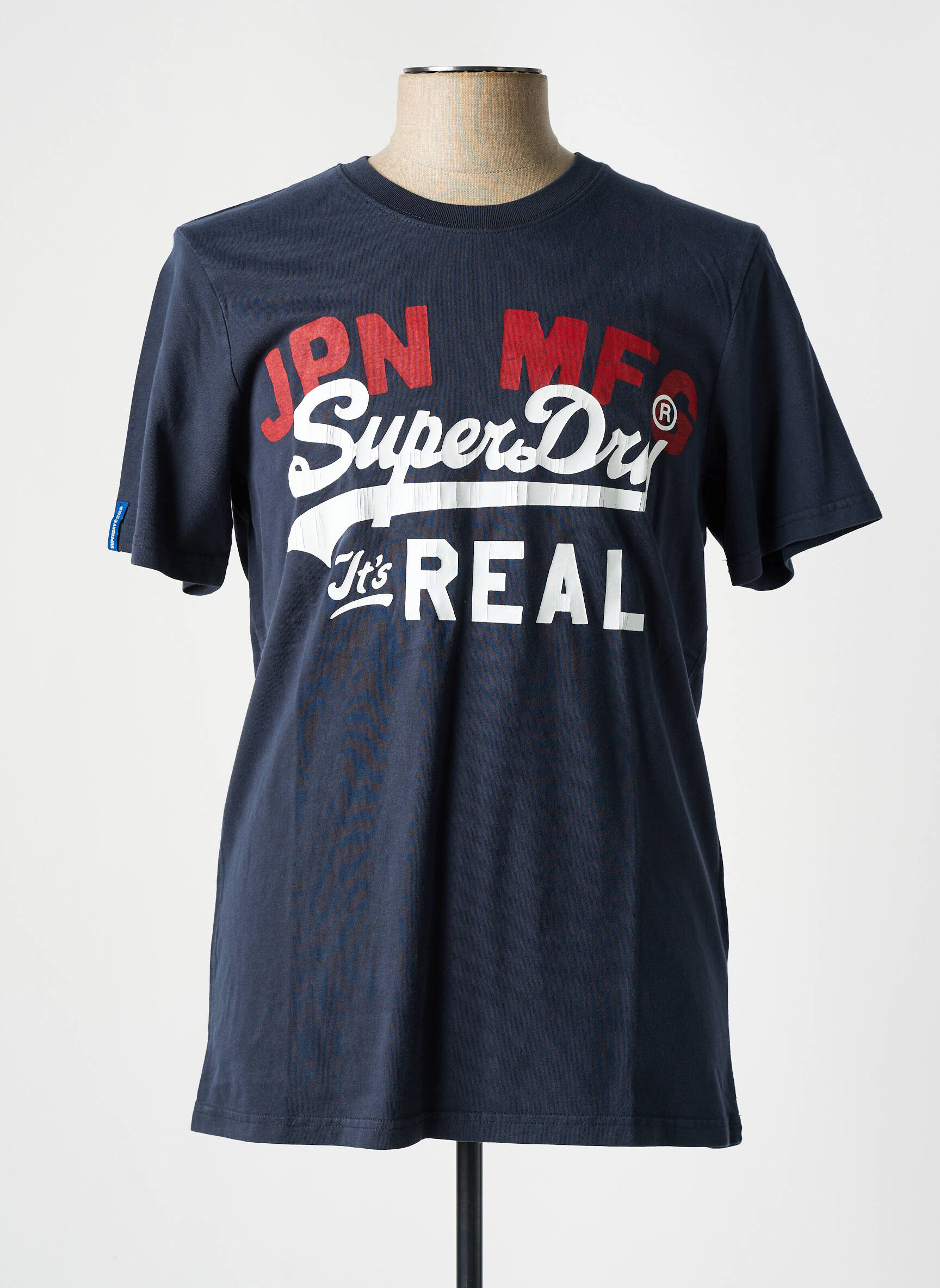 T-marškinys mėlyna SUPERDRY vyras