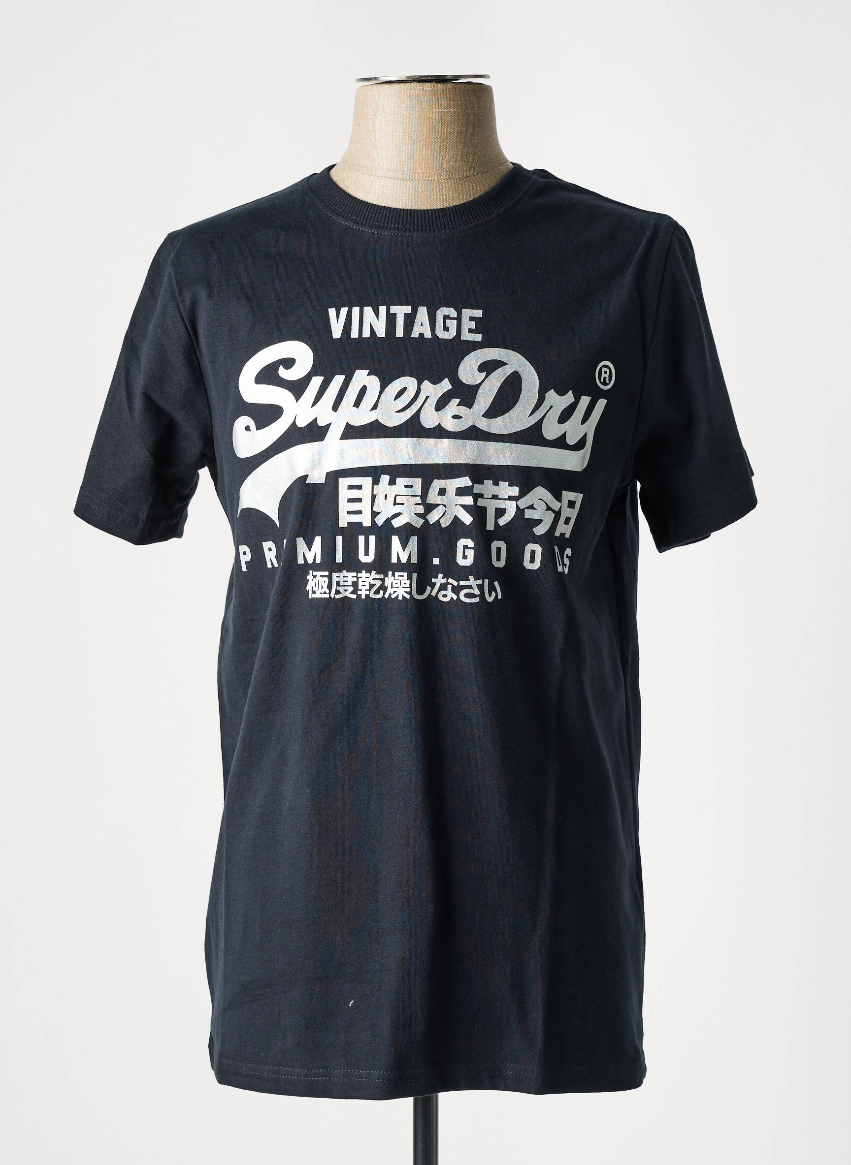 T-marškinys juodas SUPERDRY vyras