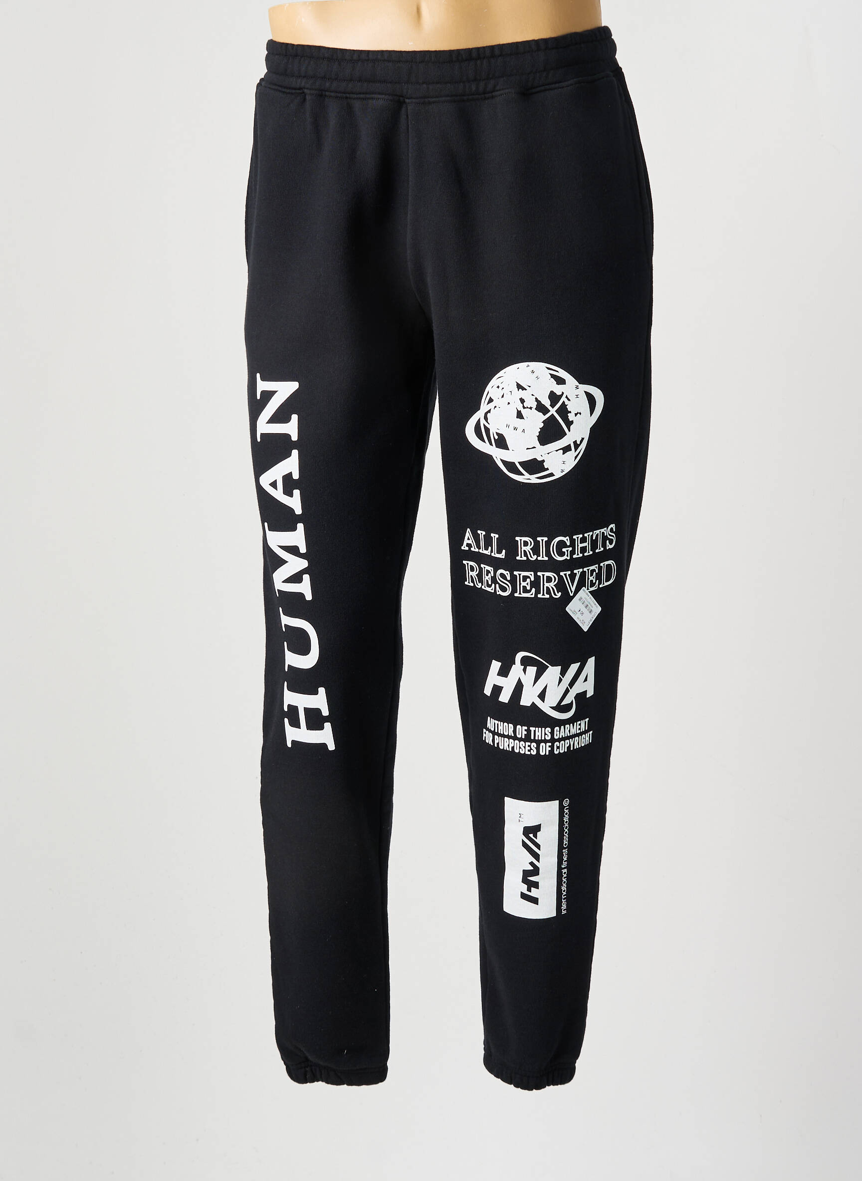 Joggins juodas HUMAN WITH ATTITUDE vyras