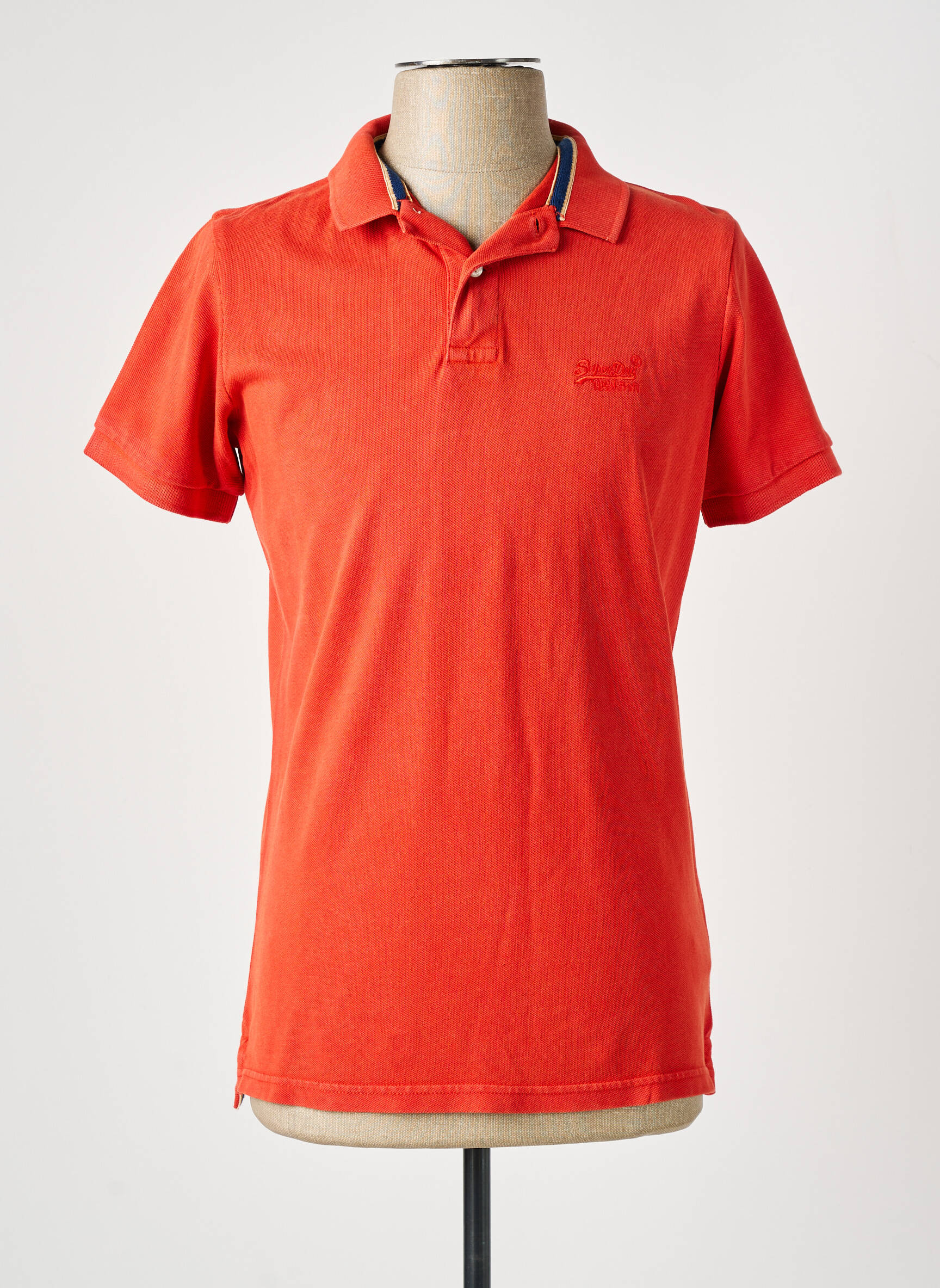 Polo raudona SUPERDRY vyras