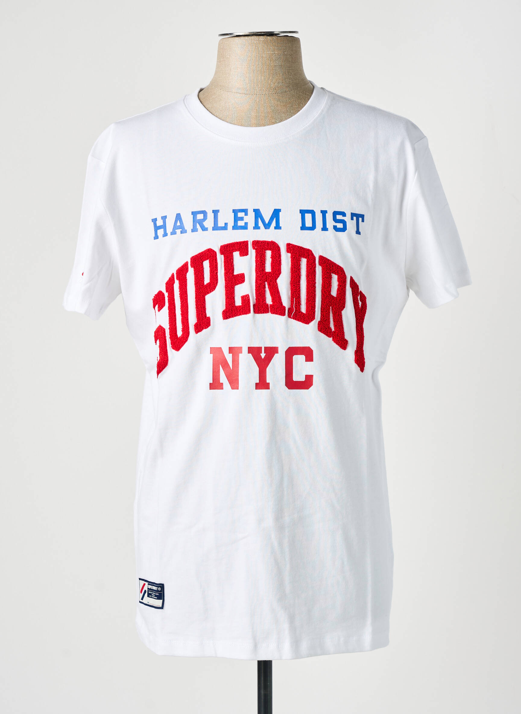 T-marškinys baltas SUPERDRY vyras