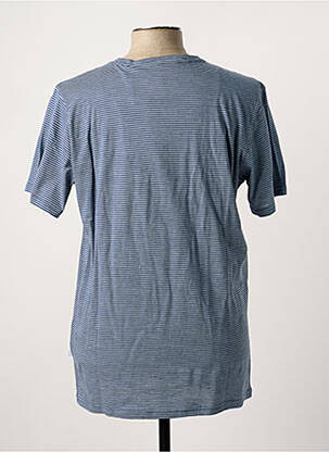T-marškinys mėlyna KNOWLEDGE COTTON APPAREL vyras
