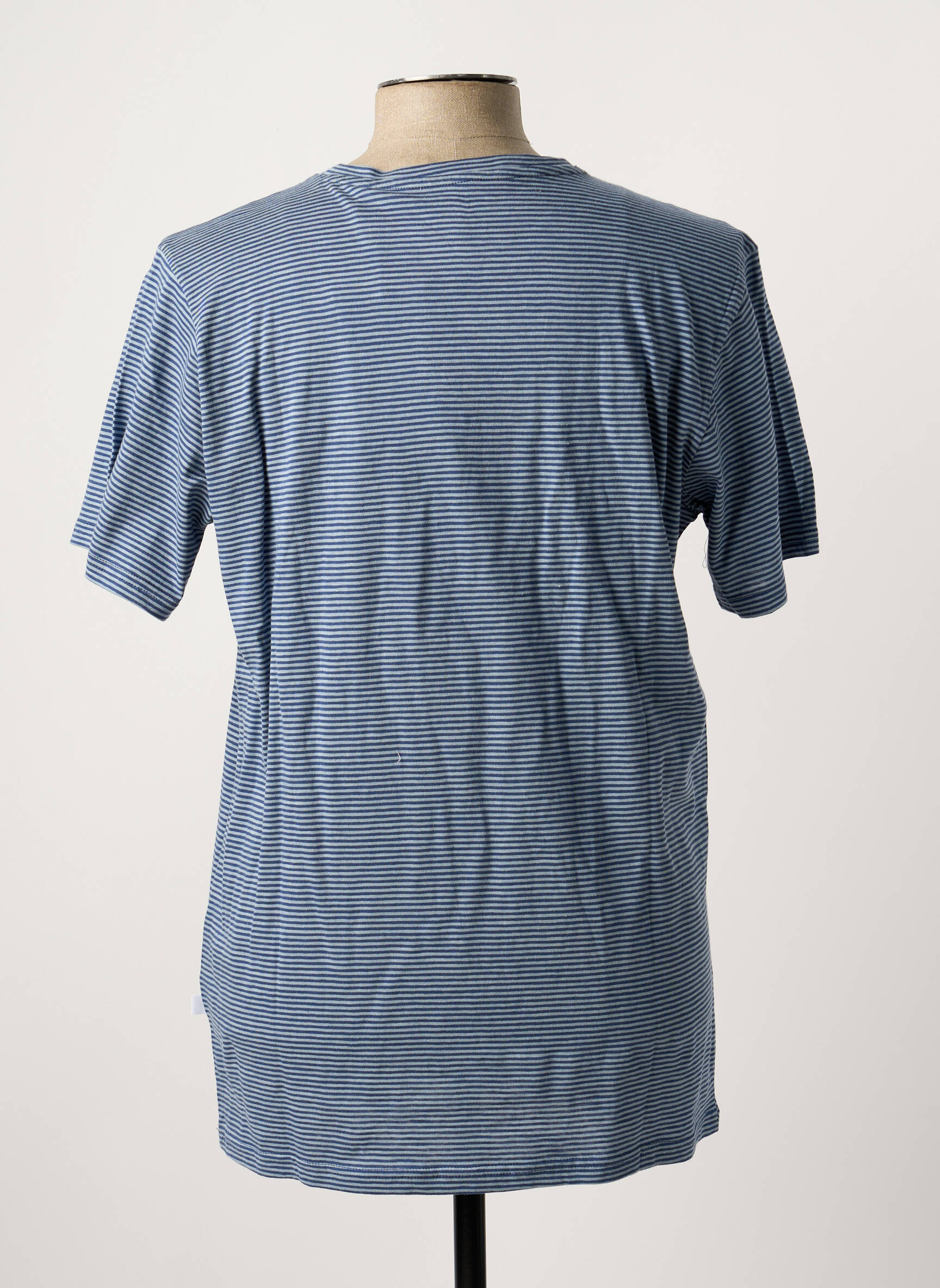 T-marškinys mėlyna KNOWLEDGE COTTON APPAREL vyras