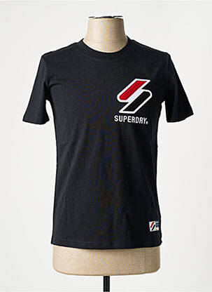 T-marškinys juodas SUPERDRY moteris
