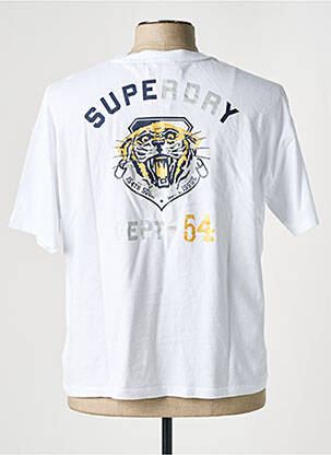 T-marškinys baltas SUPERDRY moteris