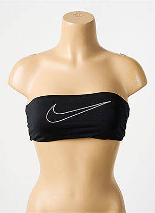 Maudymosi viršūnė juodas NIKE moteris
