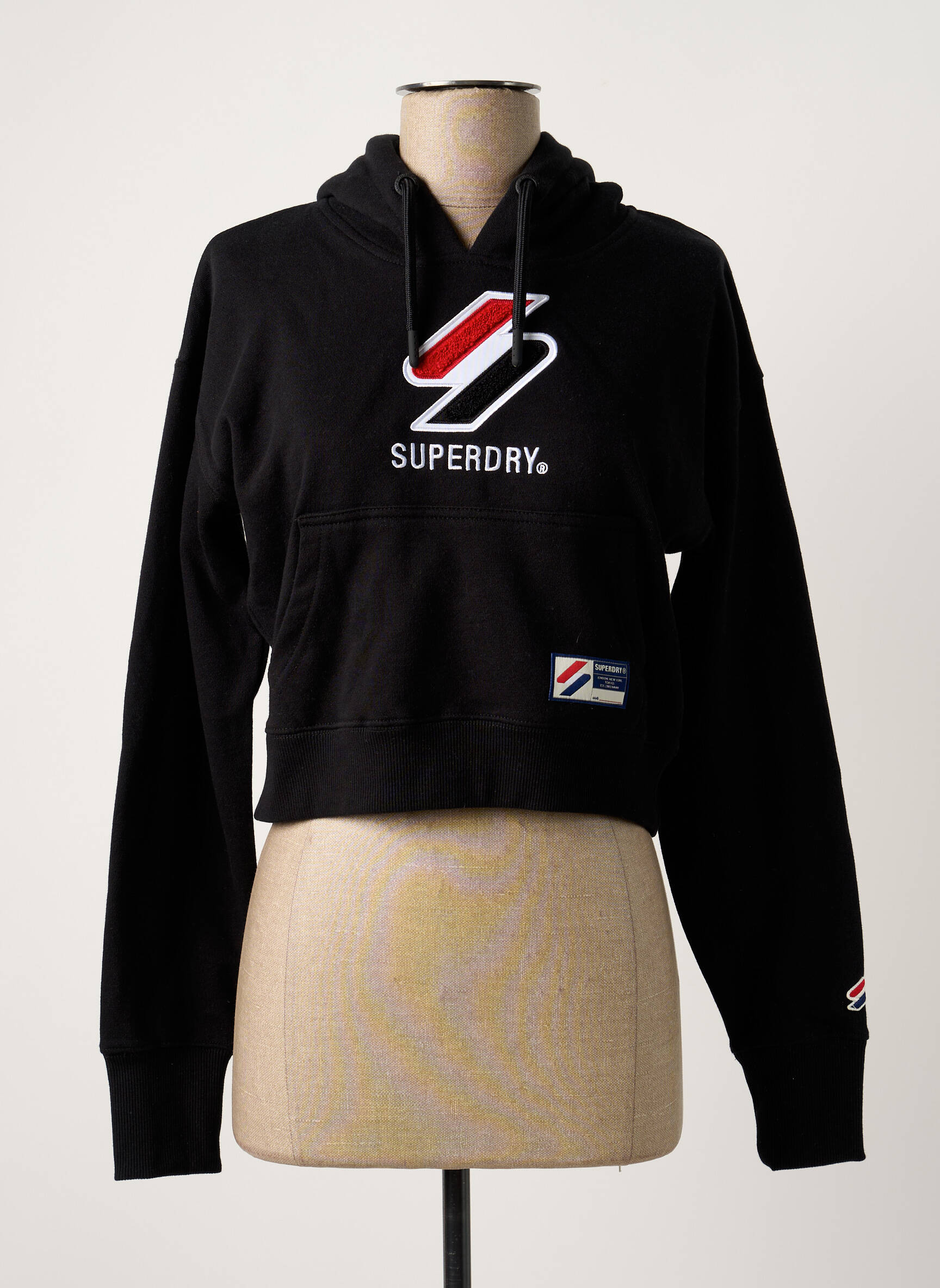 Mikroskopas juodas SUPERDRY moteris