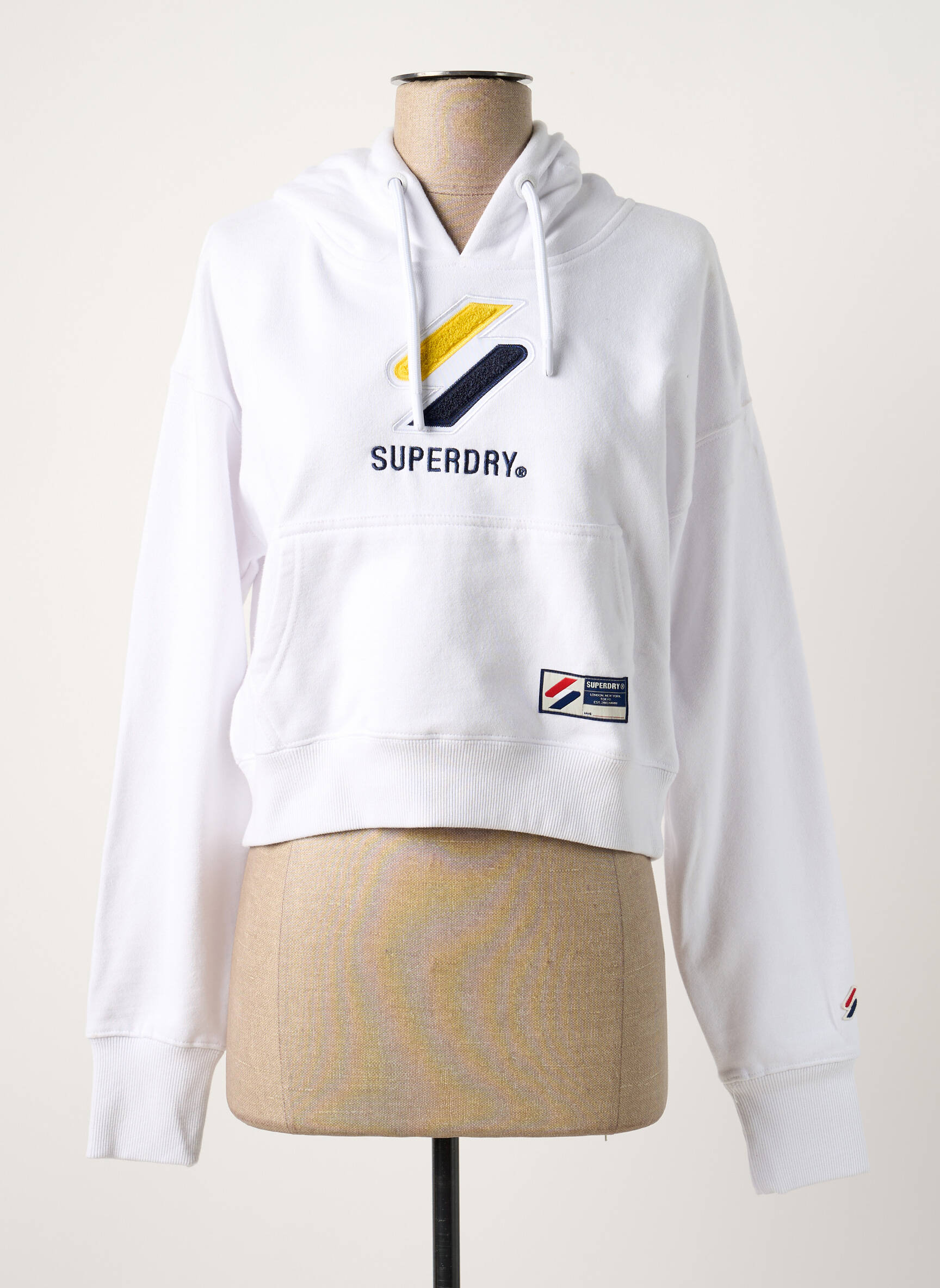 Mikroskopas baltas SUPERDRY moteris