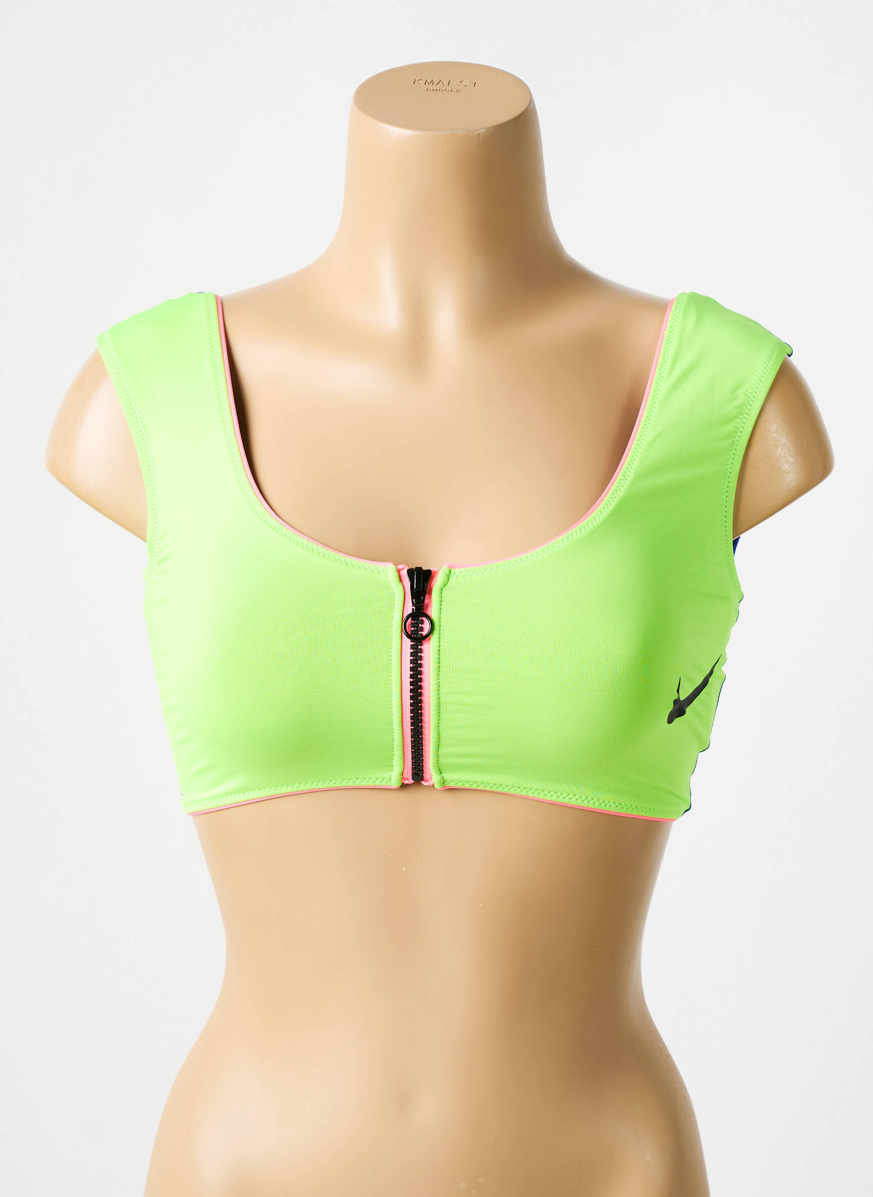 Maudymosi viršūnė žalias NIKE moteris