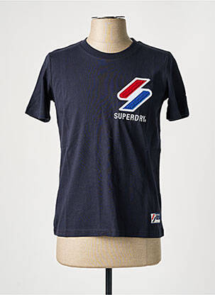 T-marškinys mėlyna SUPERDRY moteris