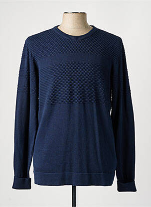 Megztinis mėlyna KNOWLEDGE COTTON APPAREL vyras