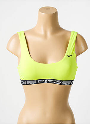 Maudymosi viršūnė geltona NIKE moteris