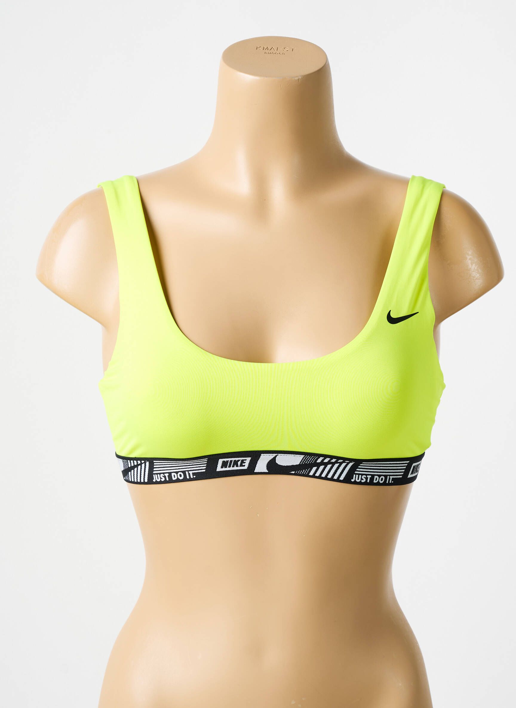 Maudymosi viršūnė geltona NIKE moteris