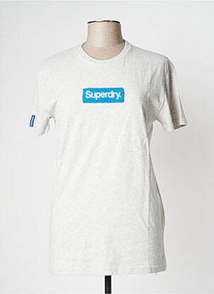 T-marškinys baltas SUPERDRY vyras