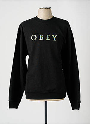 Mikroskopas juodas OBEY vyras