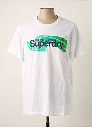 T-marškinys baltas SUPERDRY vyras