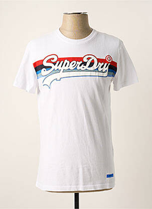 T-marškinys baltas SUPERDRY vyras