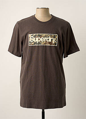 T-marškinys pilka SUPERDRY vyras