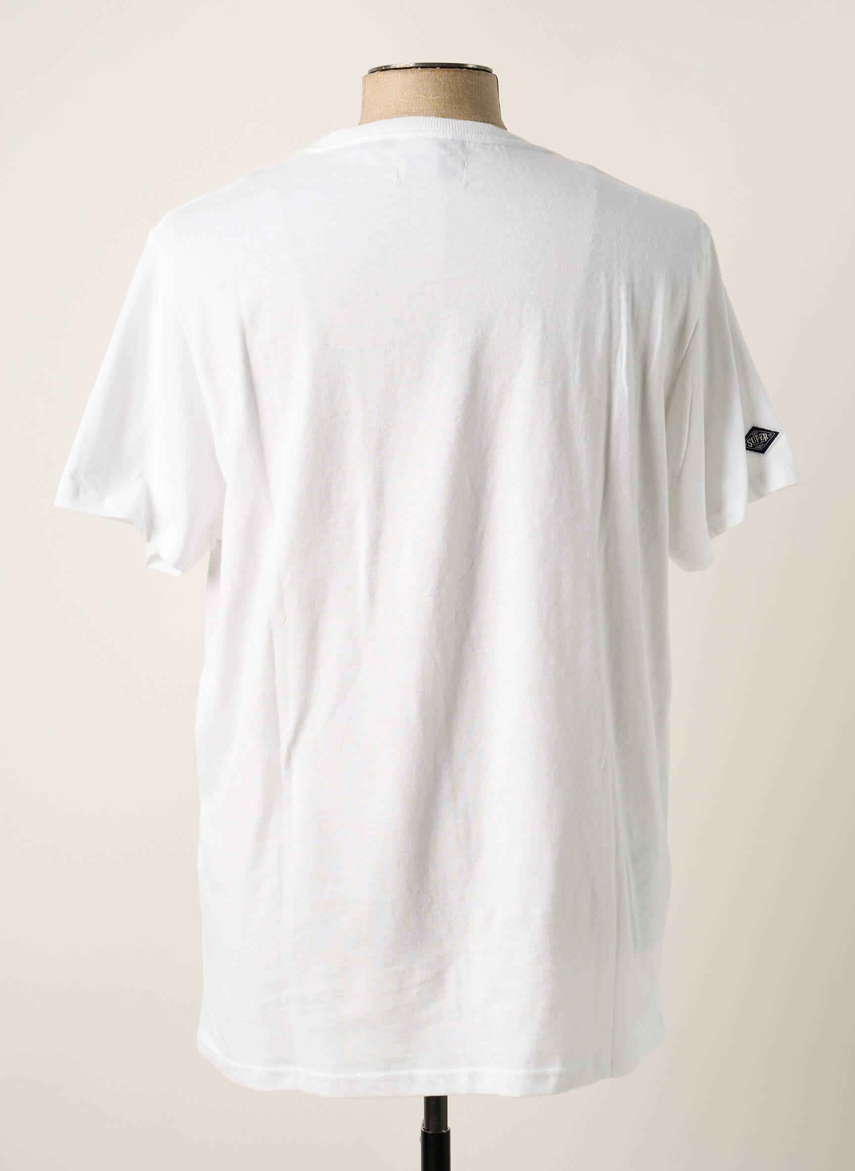 T-marškinys baltas SUPERDRY vyras