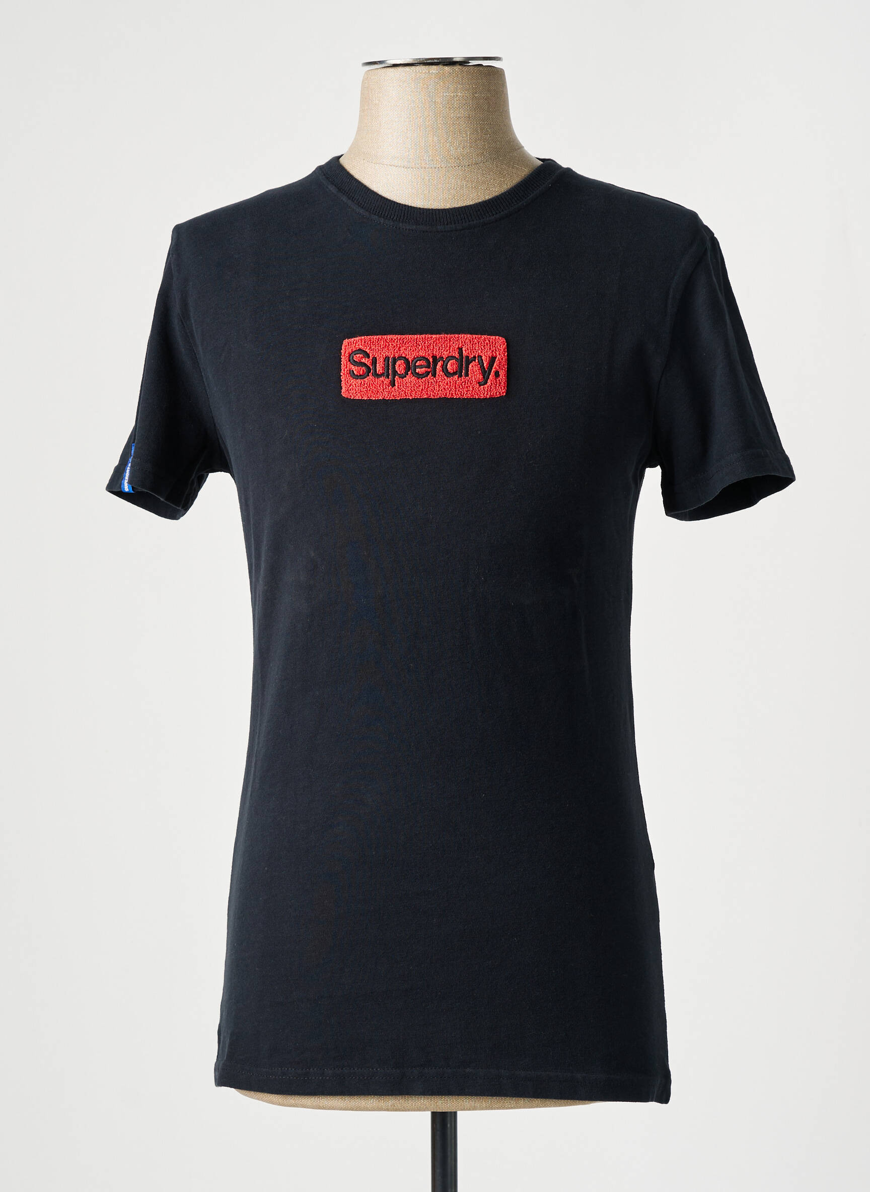 T-marškinys juodas SUPERDRY vyras