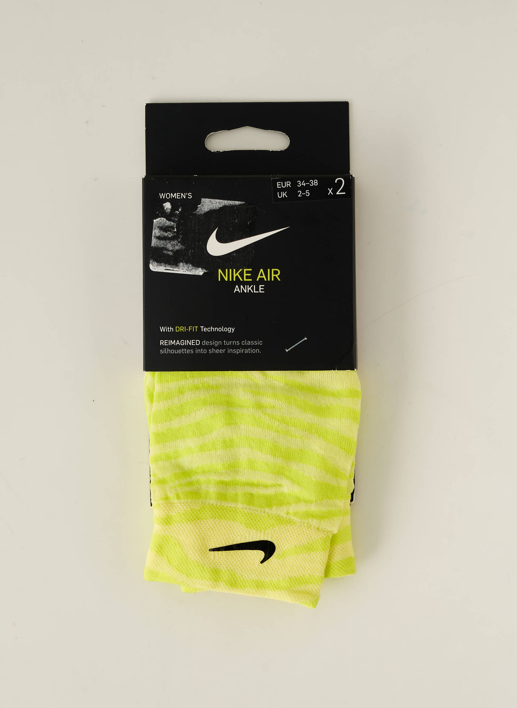 Kojinės žalias NIKE moteris