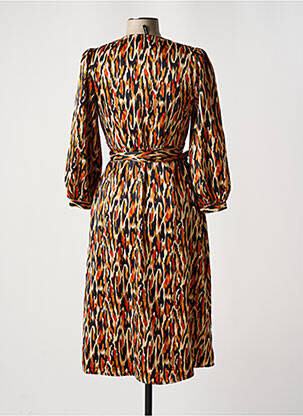Pusilgių suknelė oranžinė VERO MODA moteris