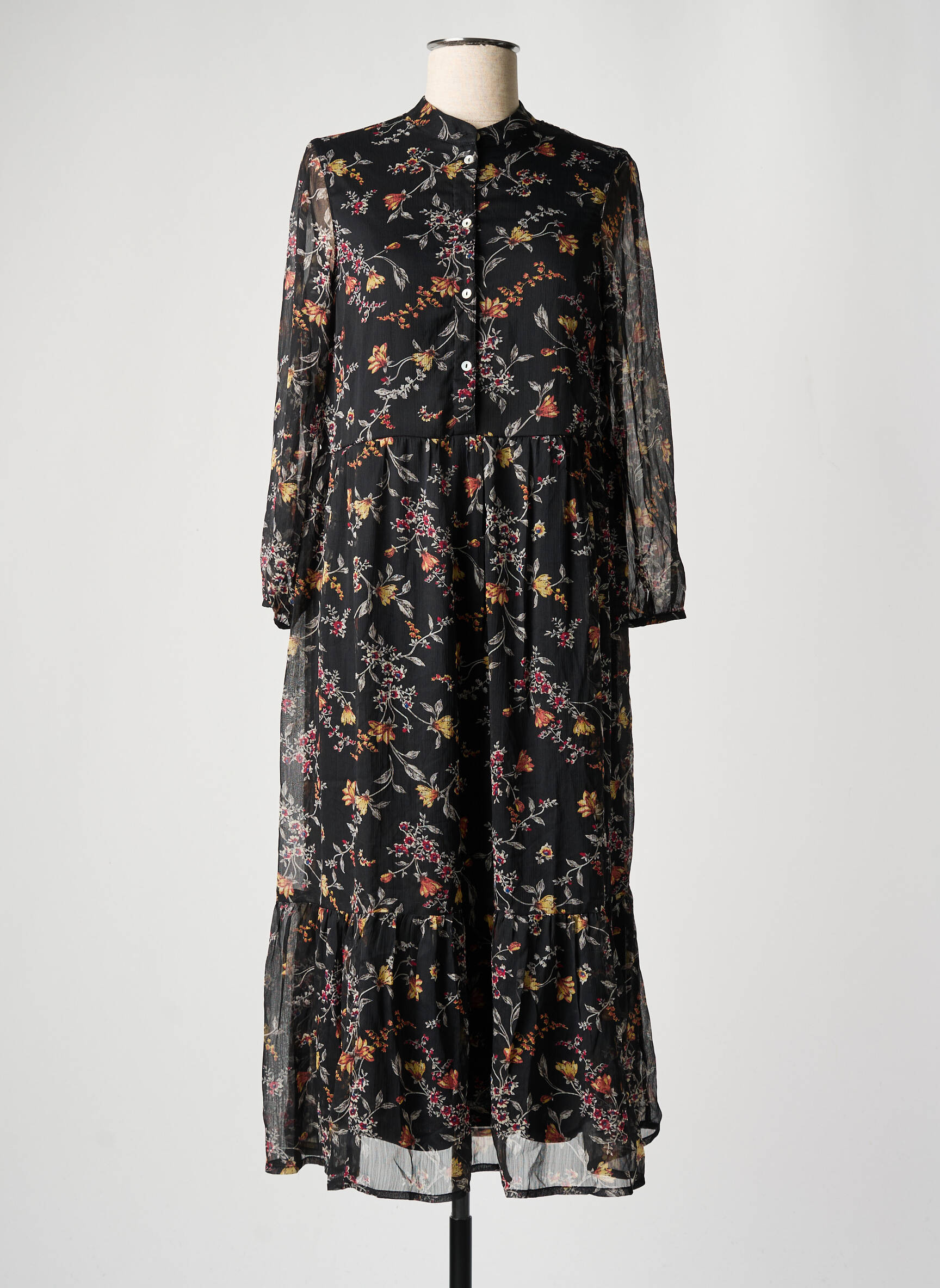 Ilga suknelė juodas VERO MODA moteris