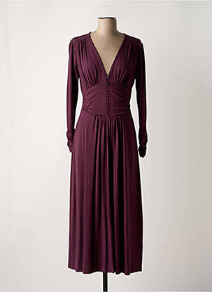 Ilga suknelė violetinis PAUL BRIAL moteris