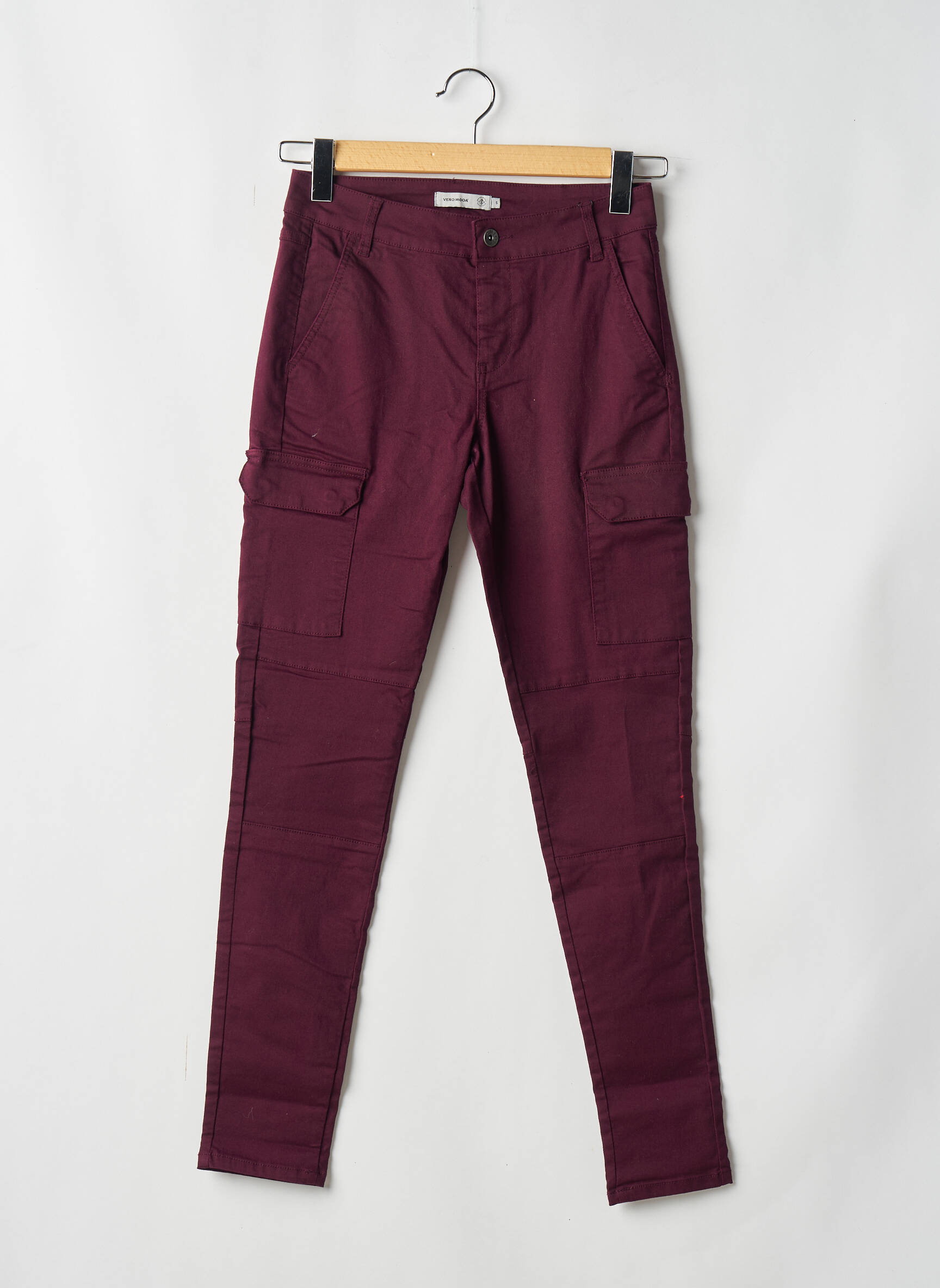 Kargo kelnė raudona VERO MODA moteris