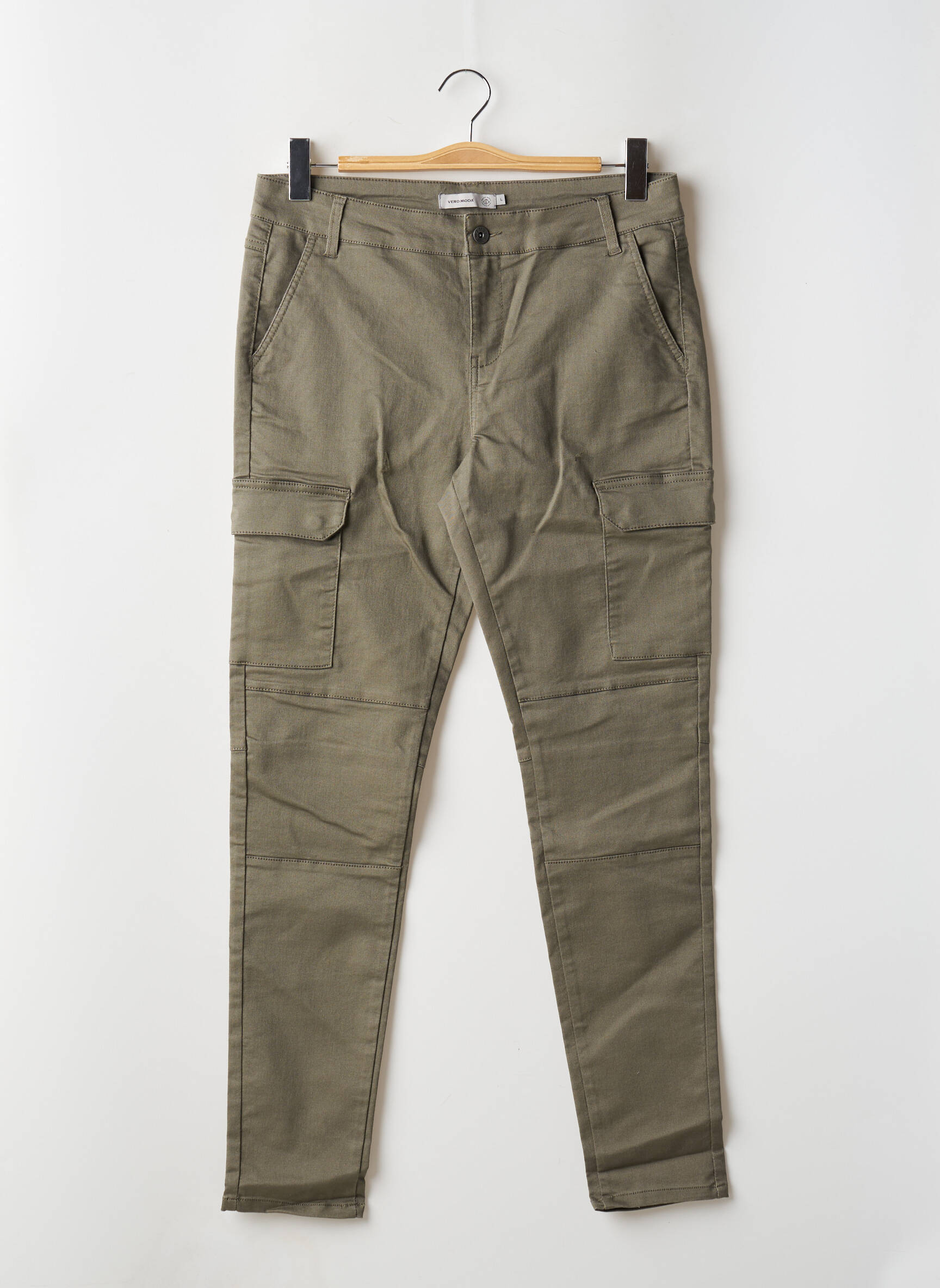 Chino kelnė žalias VERO MODA moteris