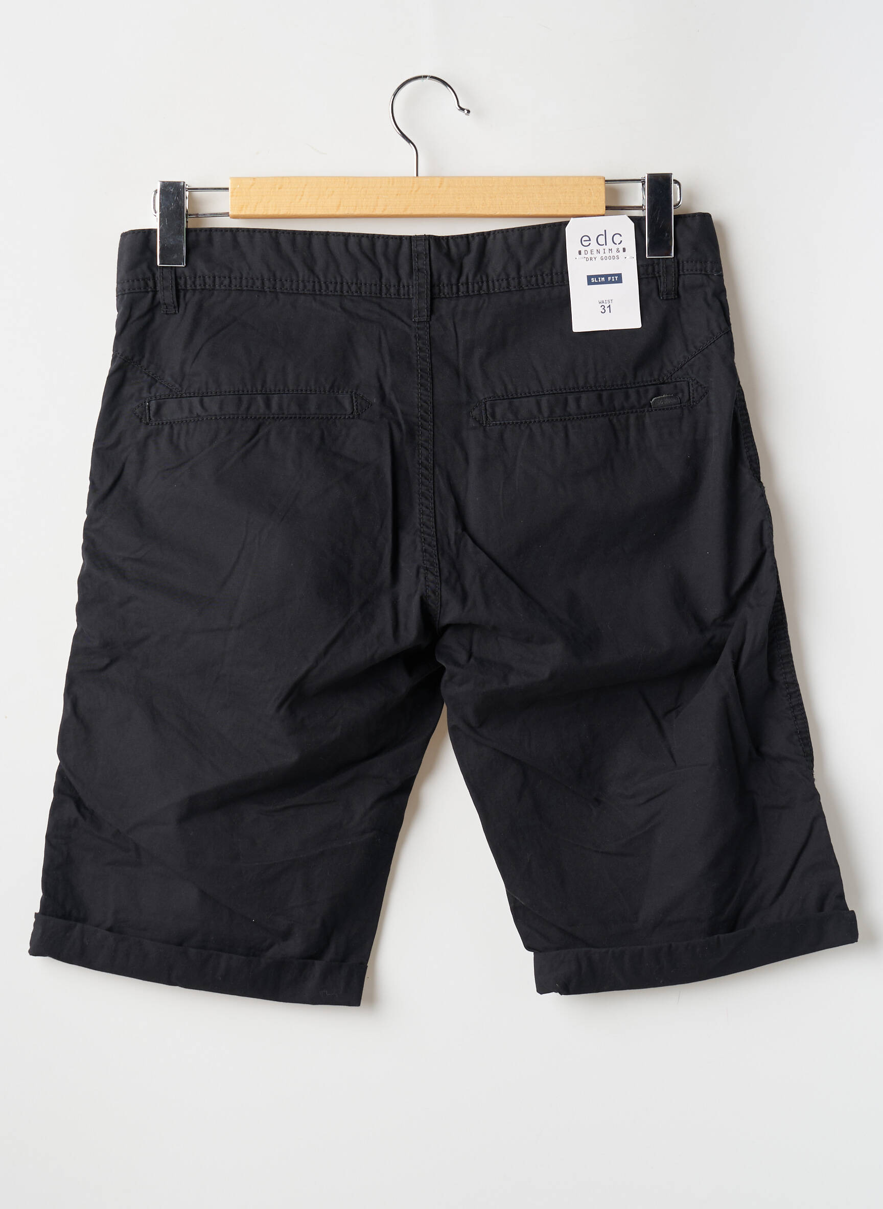 Bermudas juodas EDC vyras