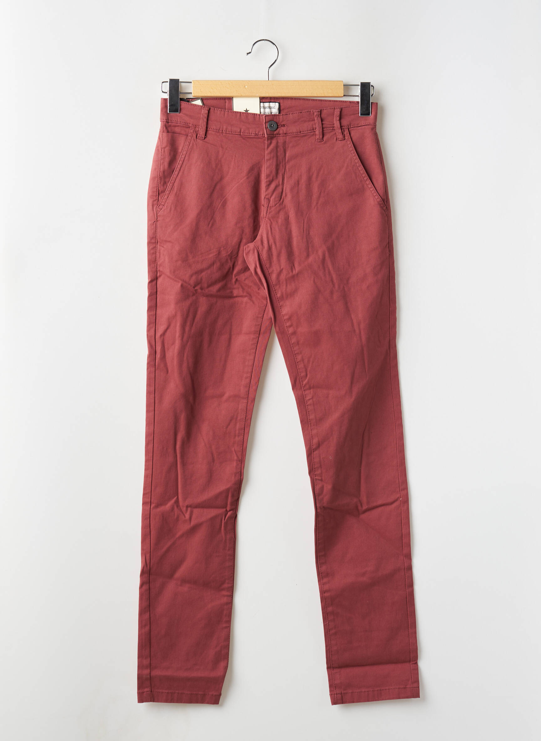 Chino kelnė raudona SHINE vyras